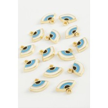 Göz Tek Kulplu Mineli Bileklik ve Kolye Ucu Aparatı 1 Adet Nemere