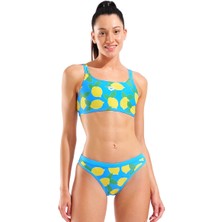 Arena Lemons Bandeau Kadın Turkuaz Yüzücü Bikini 010705858