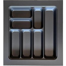 Eko Modüler Kaşıklık 47X49 cm Antrasit ROYALEKS-70094 Nemere