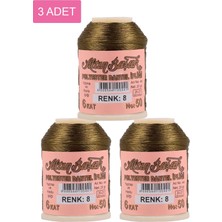 3 Adet Altınbaşak Oya ve Dantel Ipi 20 gr - Royaleks - No: 008 Nemere