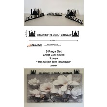 Ceviz Dizayn Ramazan Dekoru - Hoşgeldin Şehri Ramazan - Ayaklı Yazı 1 Metre - Pla