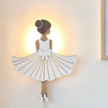 Meta Design Ahşap Balerin Model Duvar Lambası