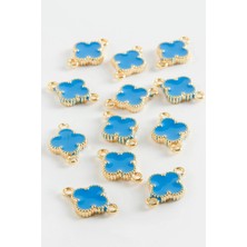 Çiçek Çift Kulplu Mineli Bileklik ve Kolye Ucu Aparatı 1 Adet Nemere