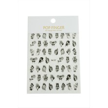 Gül Kız Tattoo Dövme Sticker Nemere