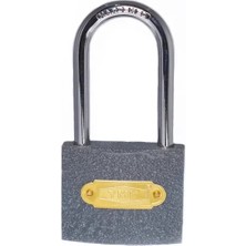 Eko Gri Döküm Uzun Kancalı Asma Kilit 50MM Nemere