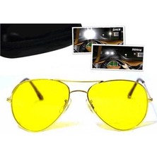 Metal Çerçeveli Anti Far Gece Görüş Gözlüğü (Damla Modeli) Nemere