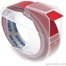 Dymo Kabartma Şerit 9mmx3m Kırmızı 1 Parça Kırtasiye Ürünü Renkli ve Kullanışlı