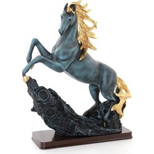 Polyester Şahlanmış At Figürü  ALK1628 Nemere