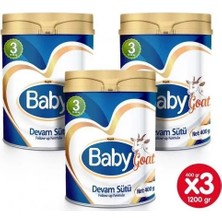 Baby Goat 3 Keçi Sütü Bazlı Bebek Sütü 400 gr - 3'lü