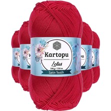 5 Adet Lotus Bikini Büstiyer Bluz Örgü Ipi  K141 Fuşya Nemere