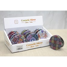 Taşlı El Aynası Yuvarlak Ince Model 1 Nemere