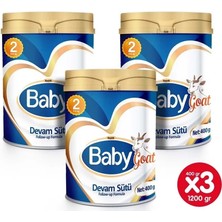 Baby Goat 2 Keçi Sütü Bazlı Bebek Sütü 400 gr - 3'lü