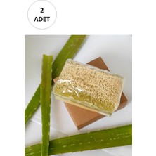 2 Adet Doğal Kabak Lifli Alovera Sabunu Nemere