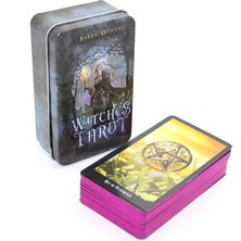 By Ellen Dugan Witches (Cadı) Metal Kutulu Tarot Kartı ALK2815 Nemere
