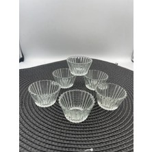 Cam Mini Sosluk, Lokumluk 6'lı ROYALEKS-RG-2023 Nemere