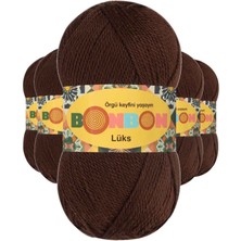 5 Adet Lüks Patik Ipi Yünü Kahve 98297 Nemere