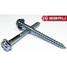 Altıköşe Başlı Flanşlı Trifon Vida 10X120 - 10 Adet Nemere