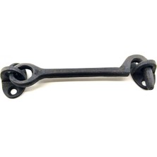 Antika Tarz Dekoratif Pirinç  Çengeli - 13CM, Oksit Nemere