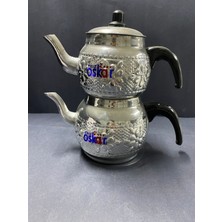 Qpazar Filiz Desenli Alüminyum Çaydanlık No:2 Estetik Görünüm ve Kullanışlılık ile