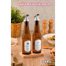 2 Adet Standlı Yağlık Yağdanlık Takımı ROYALEKS-YST354 Nemere