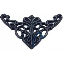 Dekoratif Köşe Süsü, Köşelik - Küçük, 19X34MM, Eskitme, 1 Adet Nemere