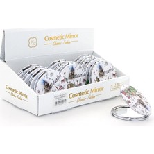 Taşlı Istanbul Tasarımı El Aynası Ince Model 2 Nemere