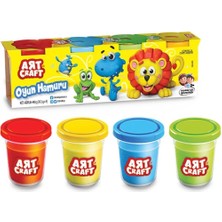 Flamex 03281 Art Craft 4'lü Oyun Hamuru 488 gr