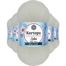 5 Adet Lotus Bikini Büstiyer Bluz Örgü Ipi  K010 Beyaz Nemere