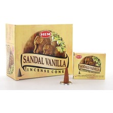 Sandal Vanilla Aromalı Konik Tütsü Nemere