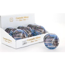 Taşlı Istanbul Tasarımı El Aynası Kalın ALK2488 Nemere