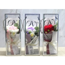 Tekli El Örgüsü Gül Buketi Nemere