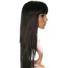 Uzun Peruk Saç - Siyah Nemere