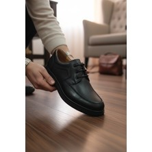 Enoch Hakiki Deri Erkek Casual Ayakkabı - Ortopedik Destekli Bağcıklı Tasarım