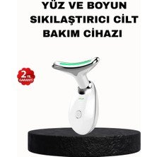 Ems Mikro Akım Yüz ve Boyun Sıkılaştırıcı Cihaz 7000 Vpm Titreşim Isı Terapili Nemere