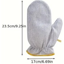 Alüminyum Folyo Yüzeyli Çok Amaçlı Bulaşık ve Fırın Eldiveni Nemere