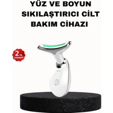 Ems Mikro Akım Yüz ve Boyun Sıkılaştırıcı Cihaz 7000 Vpm Titreşim Isı Terapili Nemere