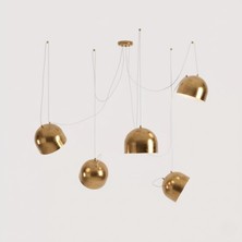 Ronisu Aydınlatma Talisma 5 Başlıklı Sarkıt Avize Ra-Avz- 7185-34-90