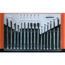 16 Parça Hassas Tornavida Seti Saatçi ve Telefoncu Tornavidası Nemere