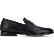 Rossi Erkek Hakiki Deri Siyah Loafer Ayakkabı 668 264K Erk Ayk SK25-26 Nero