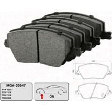 Mga Fiat Egea Ön Fren Balata Takımı 1.0 1.3 1.4 1.6 Dizel Benzinli 2015 ve Sonrası