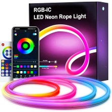 Nemere Neon LED Esnek Aydınlatma - Rgb Magıc Smart - 5 Metre Paket IP67 - Uzaktan Kumanda + Uygulama (4887