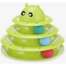Petzoom Kedi Başlıklı 3 Katlı Kedi Oyuncağı Nemere