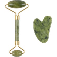 Jade Roller Gua Sha Taşı Seti Nemere