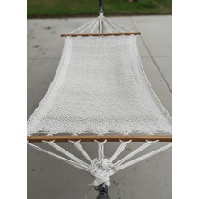 Evvon Lüks Örgü Makrome Hamak Salıncak Çift Kişilik Bahçe Mobilyası Bahçe Salıncağı