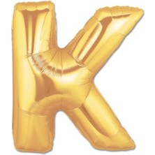 K Harf Folyo Balon Altın Renk 40 Inç Nemere