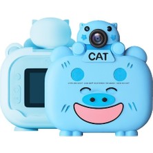 Kameralı Fotoğraf Yazıcısı Mavi Renk  Nemere