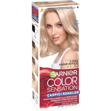 Garnier Çarpıcı Renkler Saç Boyası 111 Ekstra Açık Gümüş Sarısı