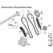 Bmw 3 Serisi F30 F31 F34 2013-2019 N47 Dizel Zincir Seti Alt-Üst Ina