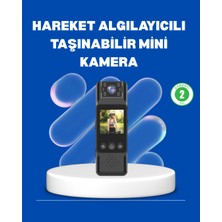 Mini Kamera 1080P Full Hd Döner Lens Taşınabilir Nemere