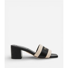 Steve Madden Knoxville  Black Leat Kadın Siyah Terlik Knoxville